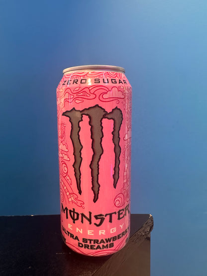 Monster Energy Ultra Strawberry Dreams Sales Sample - Energy Drinks