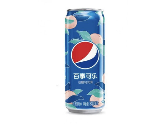 Pepsi White Peach Oolong 330ml CHN bevande japan Japanese Pepsi