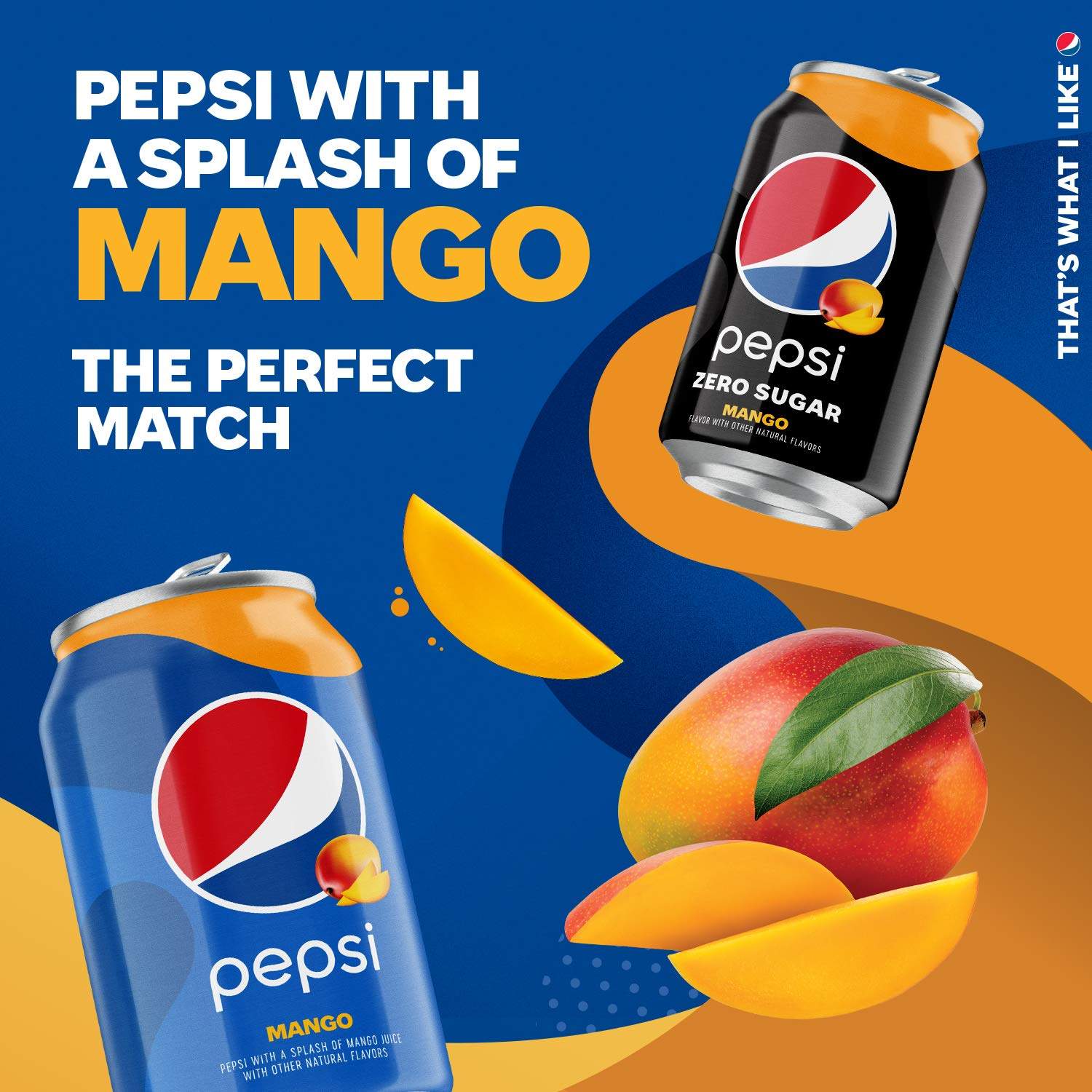 Pepsi Mango Zero Sugar EU - bevande