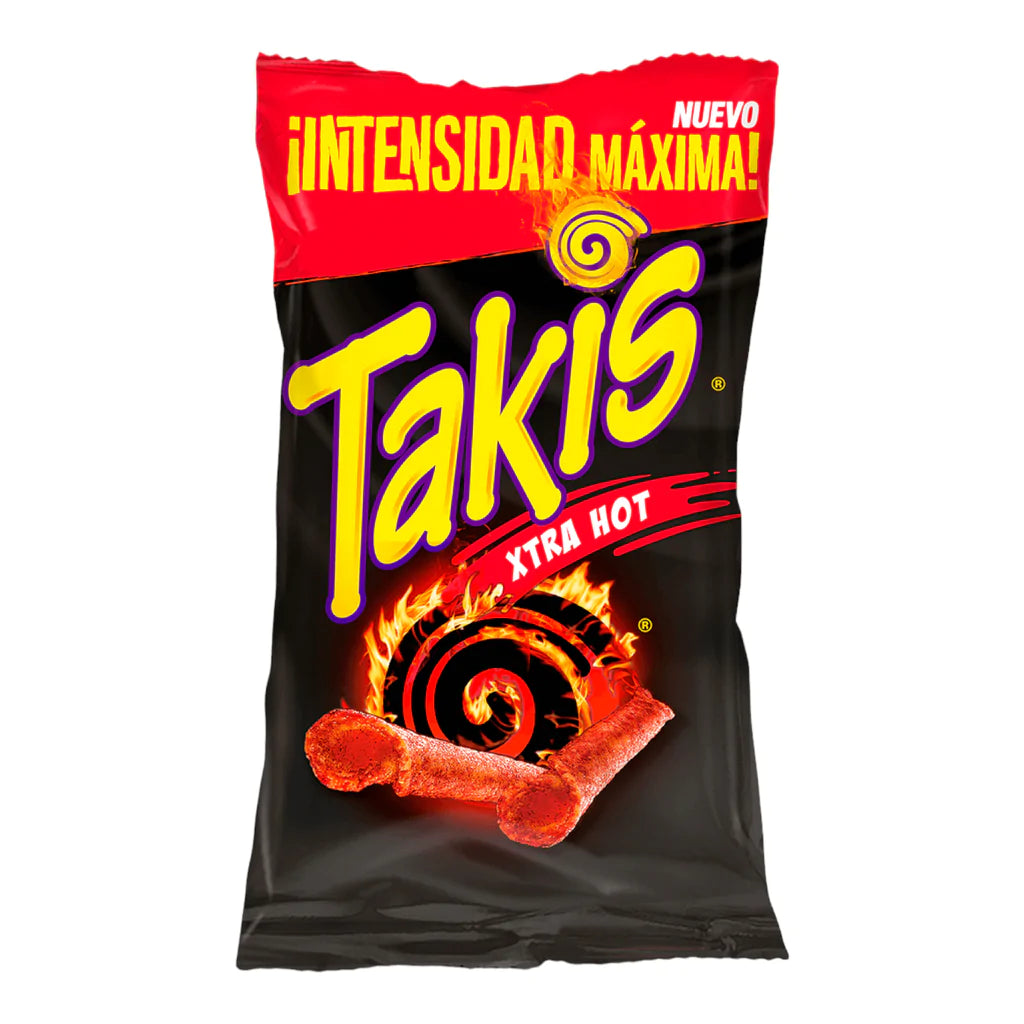 Takis Xtra Hot Extra Hot Corn Chips 90g