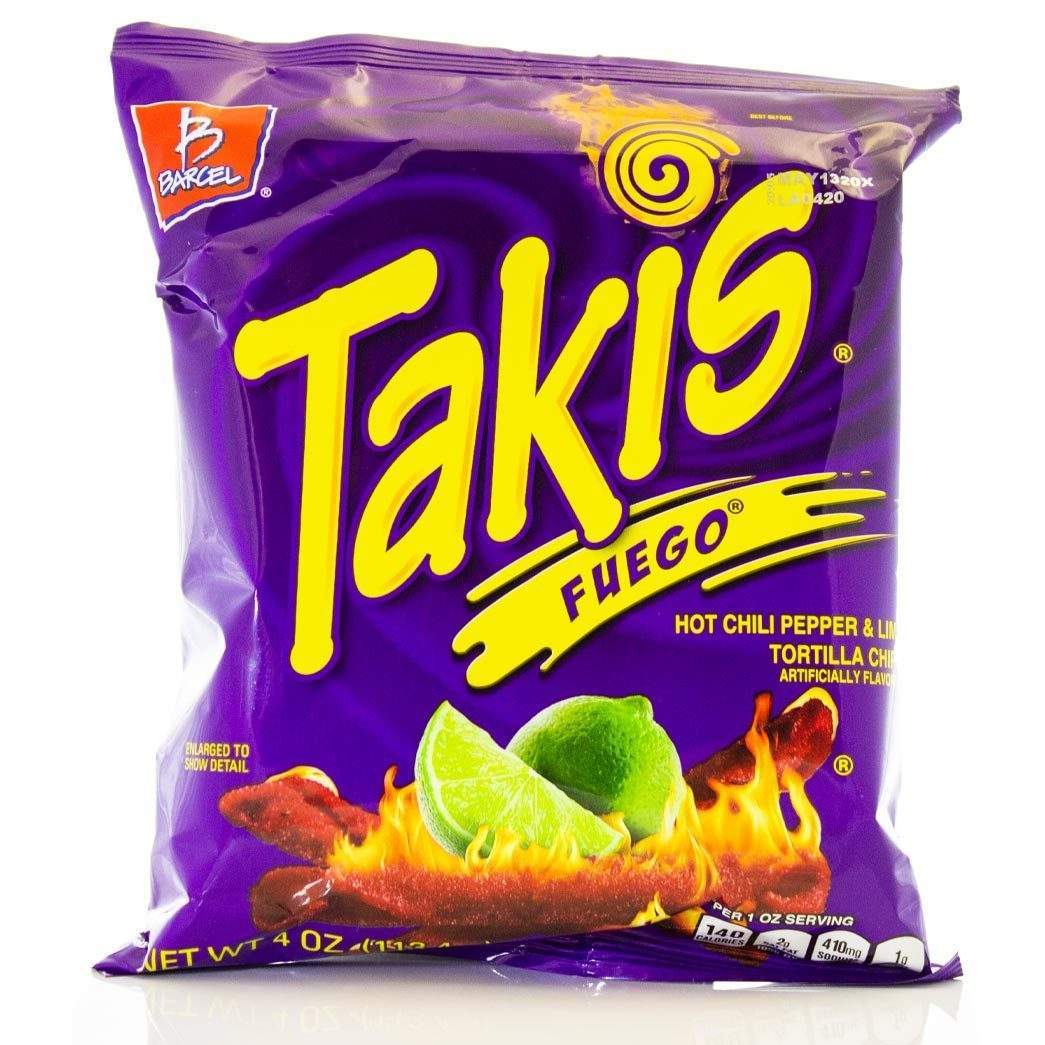 Takis Fuego Hot Lime (90g) ESP hot salato Takis