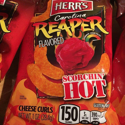 HERR'S Carolina Reaper Chips-Herr's-Carolina reaper,chips,herr's,hot,patatine,piccante,salato