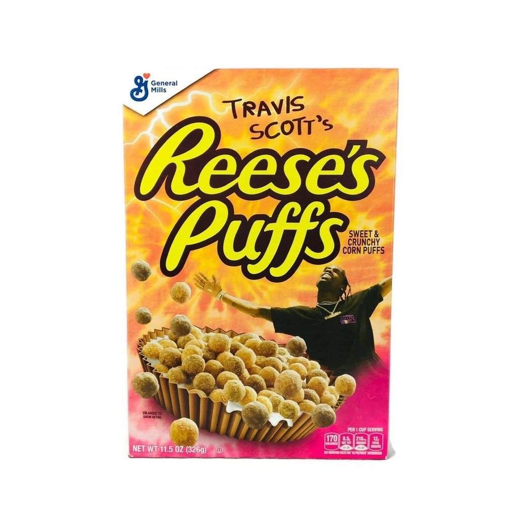 Reese’s Puffs Travis Scott’s "da collezione" Reese's puffs stuff travis Scott