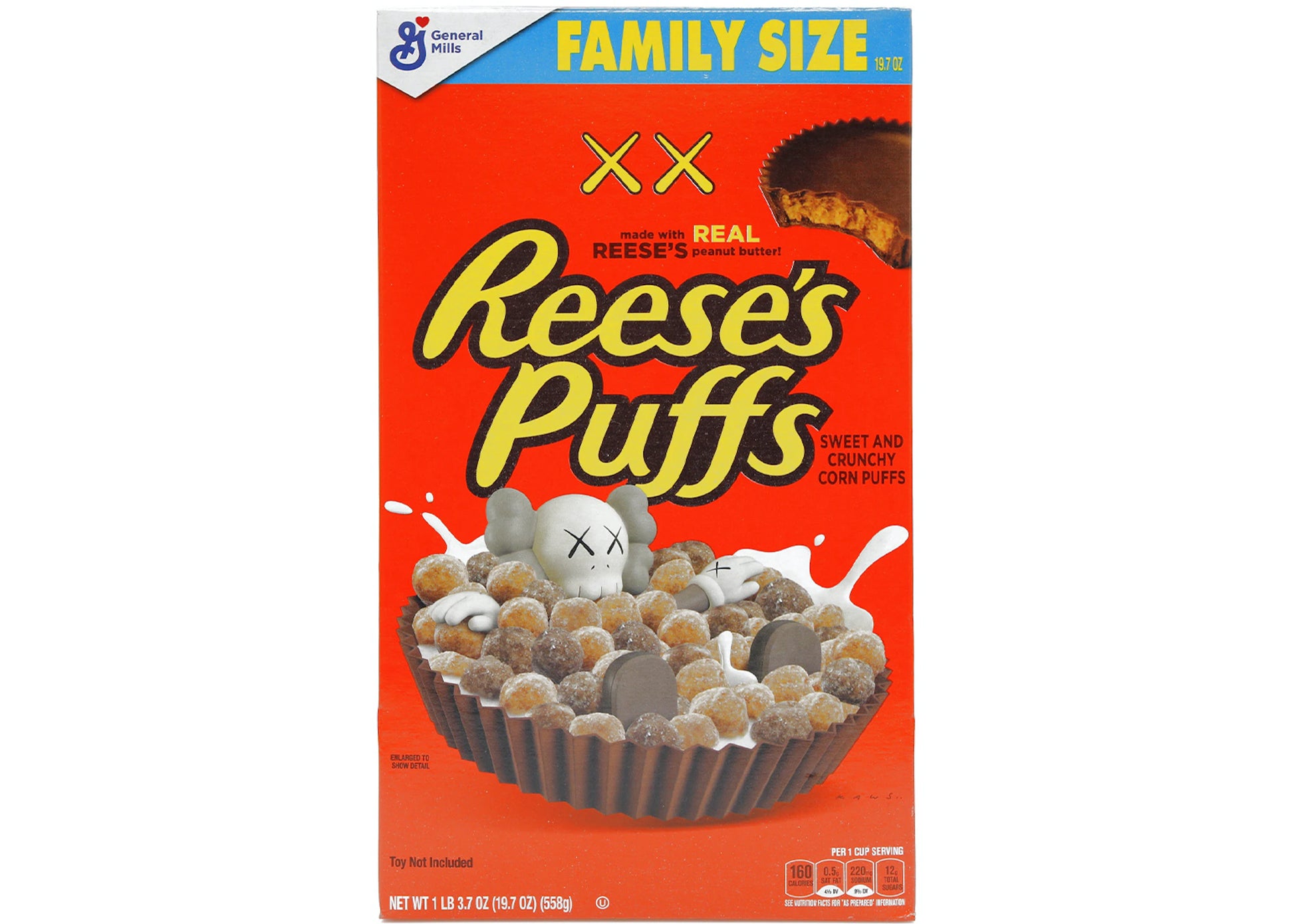 Reese’s Puffs x KAWS Family Size Original Limited Edition 1* edition "da collezione" kaws Reese's puffs stuff