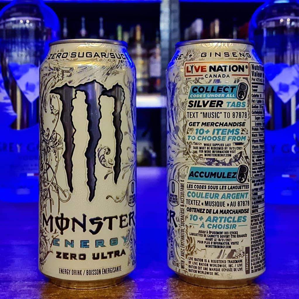 Monster Energy Ultra White Canada Live Nation Edition-Monster-rare