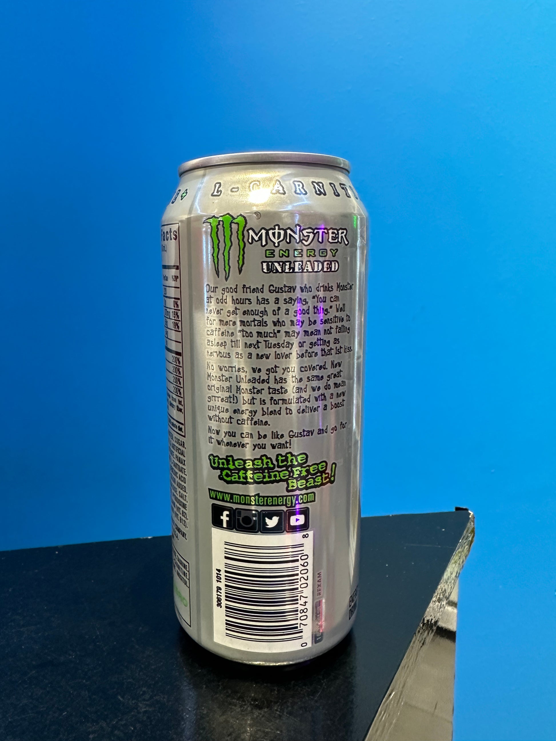 Monster Energy Unleaded (USA) ( Rexam ) - Energy Drinks