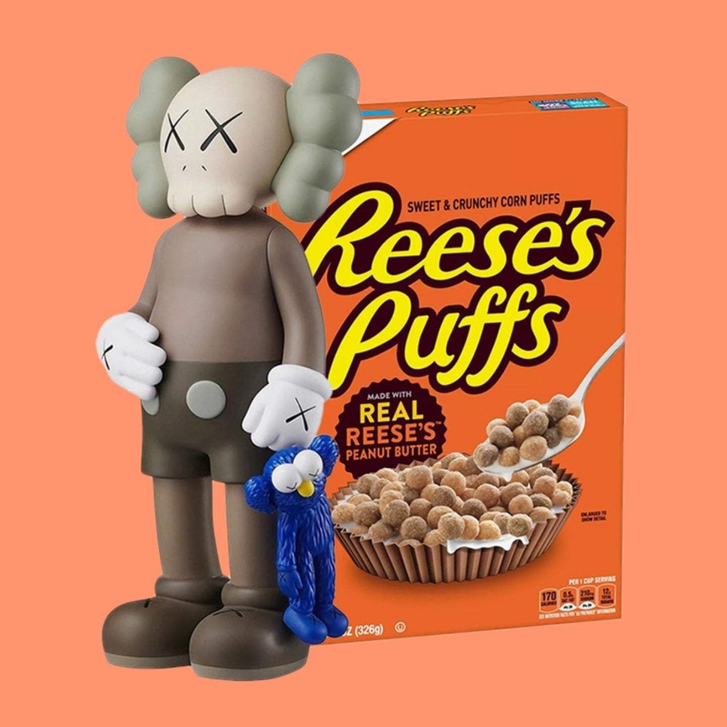 Reese’s Puffs x KAWS Original Limited Edition  1* edition "da collezione"-Mr. Marshmallow American Market-kaws,stuff,supreme
