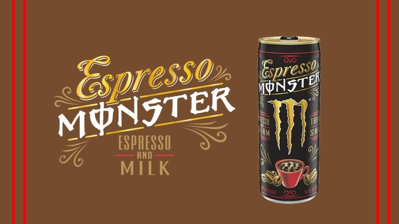 Monster Energy Espresso Milk Old Design DE sku: 0819 rare