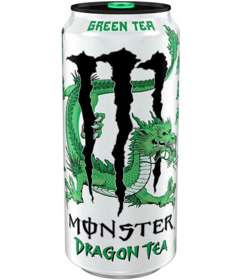 Monster Dragon Tea Green Tea sku: 0919N (cans with some dents)