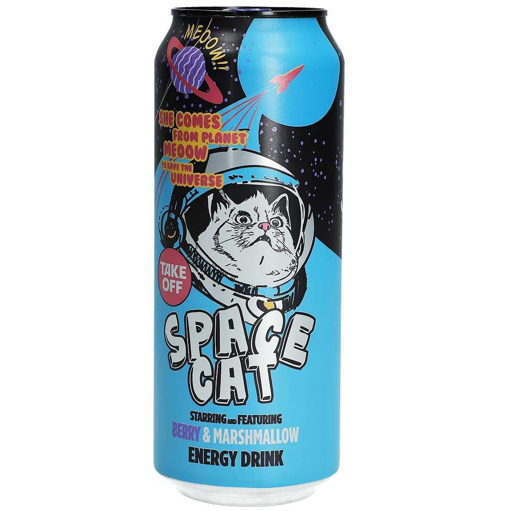 Take Off Energy Drinks Space Cat Berry & Marshmallow-Take off energy drink-berry & marshmallow,energy drink,take off energy drinks